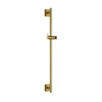 Hotbath Gal Verstelbare glijstang 100 cm Geborsteld messing PVD GL311BBP - thumbnail