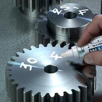 Pentel merkstift 100W - 4mm - wit - Q632400 - thumbnail