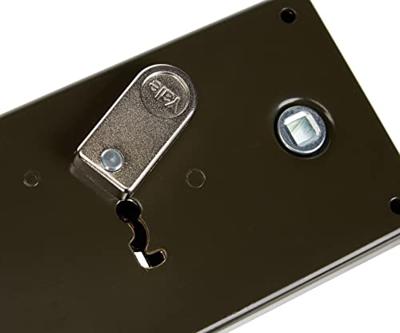 Horizontaal opbouwslot met linkervolger - YALE - YAH36G - Kaki - 2 sleutels meegeleverd