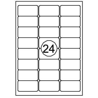 Etiket Quantore 63.5x33.9mm 2400 stuks Etiket Quantore 63.5x33.9mm 2400 stuks