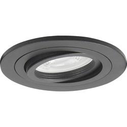 Highlight InbouwspotDownlights zwart Ø 9,1cm - S7816.01