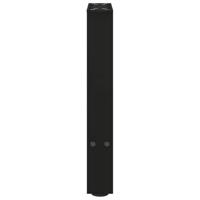 Salontafelpoten 2 st 38x(42-43) cm staal zwart - thumbnail