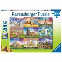 Puzzel Ravensburger 13290 XXL Monumentos del mundo 200 Onderdelen - thumbnail