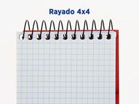 Schrijfblok ENRI Rood 80 Lakens 4 mm (10 Stuks) - thumbnail