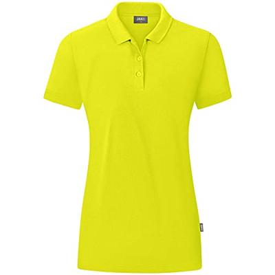 JAKO C6320D Polo Organic Dames - Lime - 34