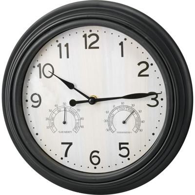 Wandklok zwart 30cm