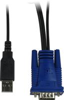 Inter-Tech KVM KS-3104 KVM-switch Rack-montage Zwart - thumbnail