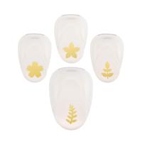 Vaessen Creative • figuurpons set bloem en blad 4st. - thumbnail