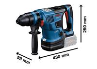 Bosch Blauw GBH 18V-34 CF Professional accuboorhamer met SDS plus | ProCORE18V 5.5Ah - 0611914003 - thumbnail