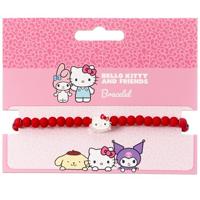 Hello Kitty Bracelet red beads with Hello Kitty Charm 21 cm - thumbnail