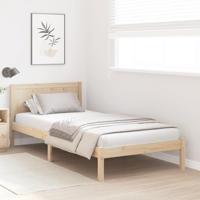 Bedframe Bruin 80 x 200 cm Massief grenenhout - thumbnail