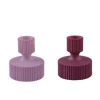 PTMD kandelaar gynna lila 9 cm | 12 stuks - thumbnail