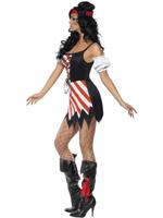 Fever dames piraten verkleedkostuum - thumbnail