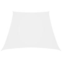 VidaXL Zonnescherm trapezium 4/5x4 m oxford stof wit - thumbnail