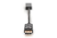 Digitus AK-340400-001-S DisplayPort / HDMI Adapter [1x DisplayPort stekker - 1x HDMI-bus] Zwart 15.00 cm - thumbnail