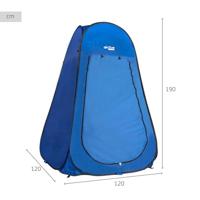 Kampeertent Aktive 120 x 190 x 120 cm Blauw - thumbnail