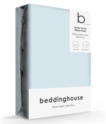 Beddinghouse Beddinghouse Jersey Lycra Hoeslaken 70/80x200/220 cm Light Blue