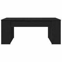 Salontafel Zwart eiken 102 x 55 x 42 cm Bewerkt hout - thumbnail