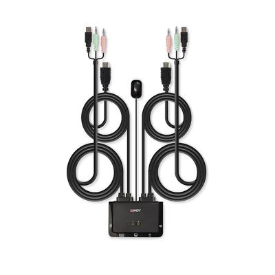 Lindy 42340 KVM-switch Zwart