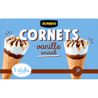 Jumbo Cornets Vanille Smaak 8 Stuks - thumbnail