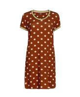 Essenza Essenza nachthemd Loreen dot leather-brown - thumbnail