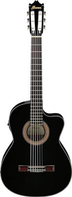 Ibanez GA11CE Black High Gloss elektrisch-akoestische klassieke gitaar - thumbnail