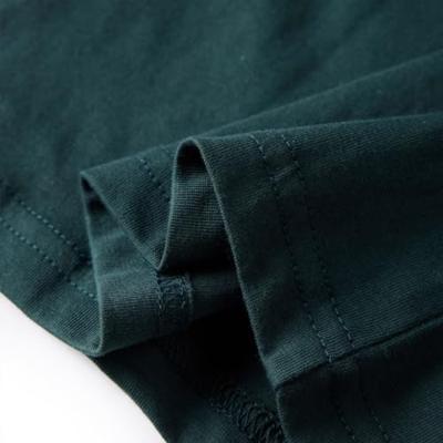 VidaXL Kindershirt met lange mouwen 104 donkergroen