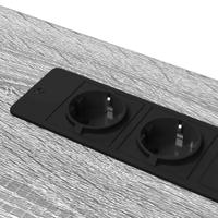 Bureau met plank Grijs sonoma 100 x 50 x 86.5 cm Bewerkt hout - thumbnail
