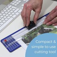 Snijliniaal Alco met mat 38x10cm snijvlak tot 33cm - thumbnail