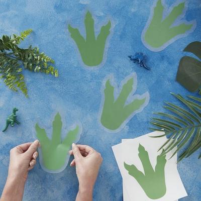 Dino Pootafdruk Stickers Roarsome (6st)