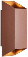 Enzo Nordlux wandlamp nico vierkant 2x gu10 roest ip54 - 4800917 - thumbnail