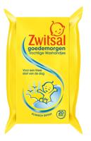 Zwitsal Goedemorgen vochtige washandjes 20 Stuks - thumbnail