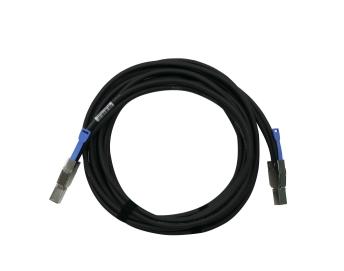 QNAP CAB-SAS30M-8644 3m Zwart Serial Attached SCSI (SAS)-kabel