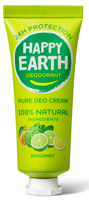 Happy Earth 100% Natural Deo Cream Bergamot - thumbnail