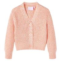 Kindervest gebreid 128 gemengd roze - thumbnail