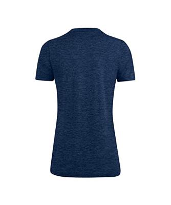 JAKO 6129D T-Shirt Premium Basics Dames - Marine Gemeleerd - 36