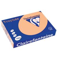 Clairefontaine Trophée Pastel, gekleurd papier, A4, 160 g, 250 vel, zalm - thumbnail