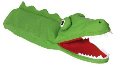 Goki handpop krokodil, 30cm