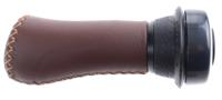 Gazelle aero handvat met draaibel, 145mm, bruin/zwart - thumbnail
