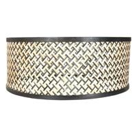 Steinhauer Lampenkap Bamboe Ø 50 cm E27 zwart beige - thumbnail