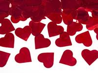 Confetti Shooter Hartjes Rood 60cm - thumbnail