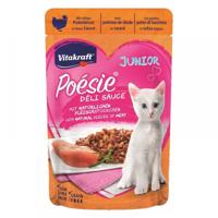 Vitakraft Poésie Délice Junior kalkoen in saus 85g - thumbnail