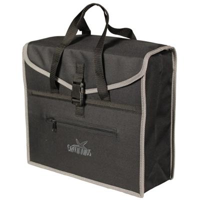 Greenlands shopper tas 20l zwart/grijs Greenlands shopper tas 20l zwart/grijs
