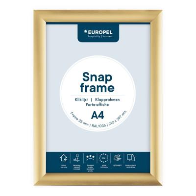 Kliklijst europel a4 25mm goud Kliklijst europel a4 25mm goud