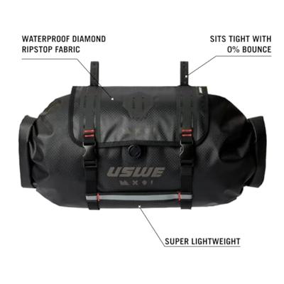 USWE handlebar bag with holster 9l