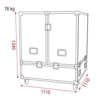 DAP LCA-MIR100 Flightcase voor 100cm spiegelbol - thumbnail