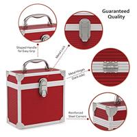 Retro Musique KXRM22R rode 7 inch EP platenkoffer incl. sleeves - thumbnail