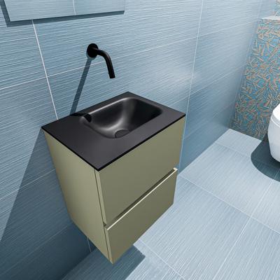 MONDIAZ ADA 40cm toiletmeubel army. LEX wastafel urban rechts zonder kraangat MONDIAZ ADA 40cm toiletmeubel army. LEX wastafel urban rechts zonder kraangat