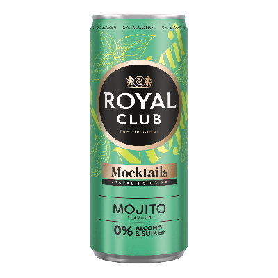 Royal Club mocktails mojito 0% blik (12x 25cl)