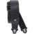 D'Addario 25BAL00 Comfort Leather Auto Lock Guitar Strap Black gitaarband - thumbnail